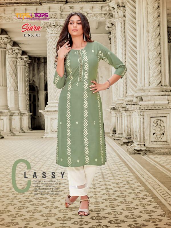 Tips & Tops Siara Party Wear Kurti With Pant Collection